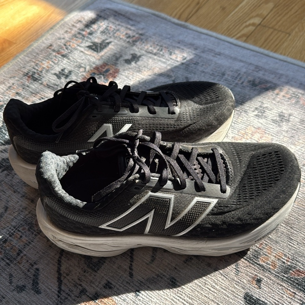 New Balance Fresh Foam Black and White Sneakers